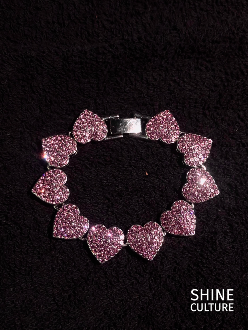 Pulseira Heart Pink